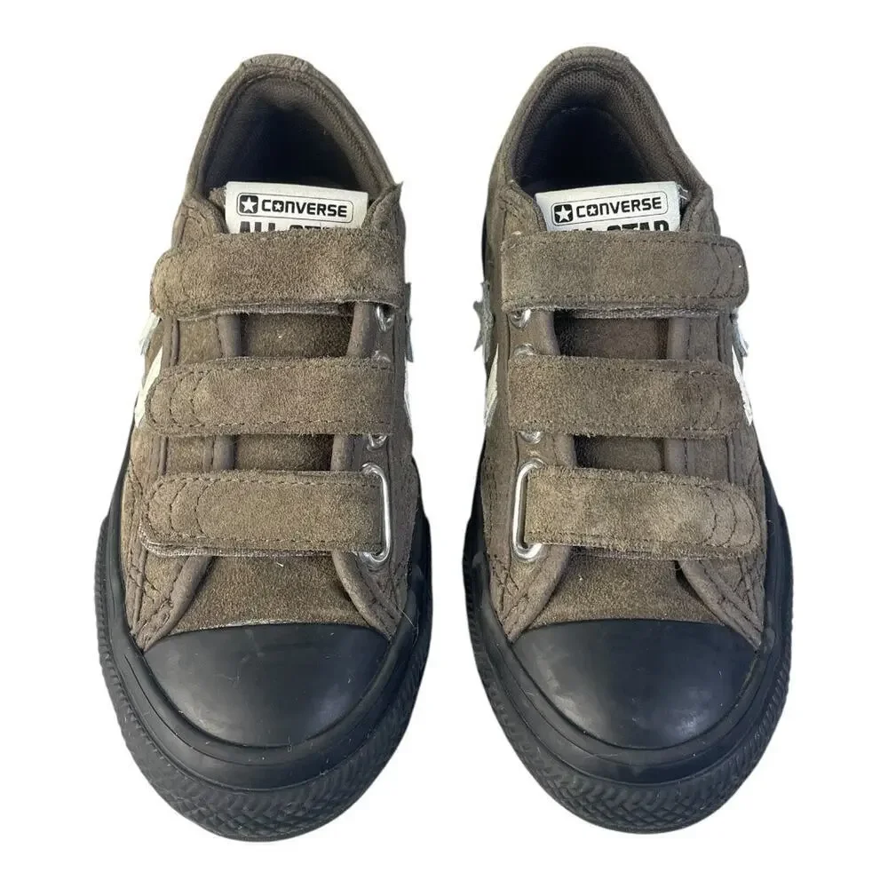 Converse Star Player 76 Suede Brown Easy On Sneakers Youth Size -11
